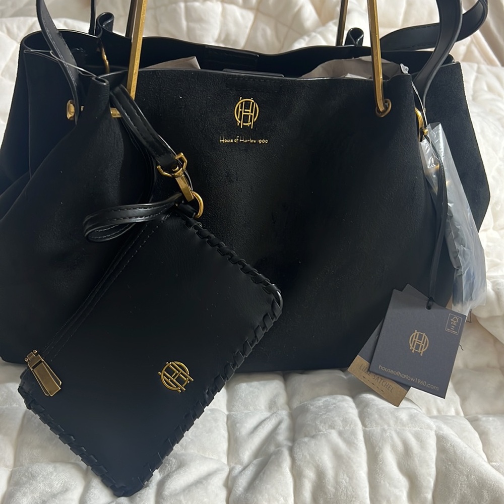 House of Harlow 1960 Luxe Satchel